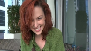 Young Emma Evins blowjob masturbation