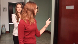 Homemade pussy fucking alongside Amber Rayne & Dani Daniels