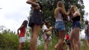 Young beautiful girl hidden camera pissing HD