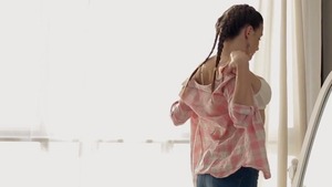 Fucking together with pigtails teen chick