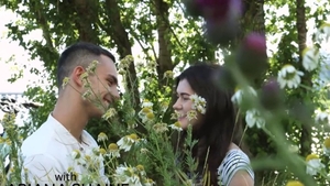 Raw sex in company with shaved biker Ariana Shaine