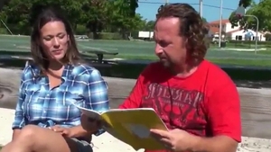 Rough fucking with large tits MILF