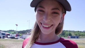 Rough real fucking starring athletic teen chick