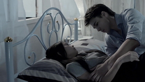 Asian sensual kissing