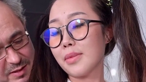 Slamming hard together with babe