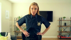 Stepmom Britney Amber agrees to real fucking in uniform