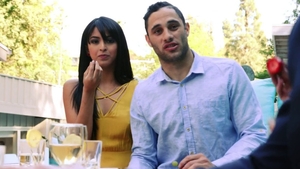 Pretty & wet babe surprise foursome in the bath