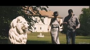 Hairy pussy Emylia Argan riding a dick