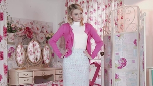 Vanessa Scott wearing panties posing