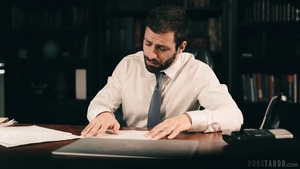 Pussy fucking in office next to bimbo babe Tiffany Watson