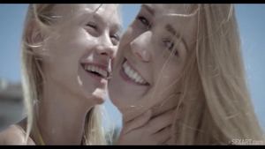 Melody Petite & teen Alexis Crystal blowjobs