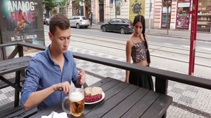 Skinny czech brunette feels up to hardcore raw sex