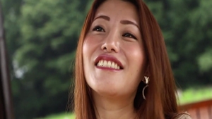 Large tits asian mature helps with real sex