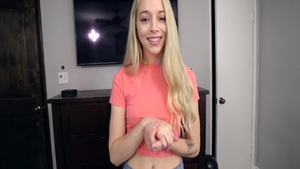 Stepsister Tony Rubino POV sucking cock