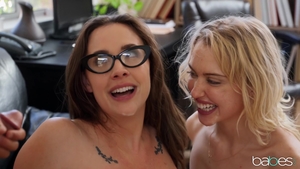 Hard fucking among big tits teacher Chloe Cherry