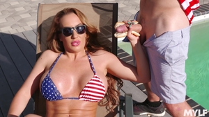 Big boobs blonde plowed hard outdoors