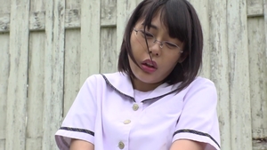 Asian female really likes hard slamming in HD