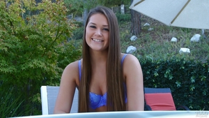 POV rough sex alongside crossdresser Abby Cross