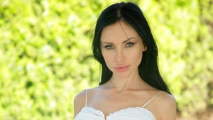 Sasha Rose gets ass licked outdoors