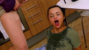 Wet & young babe fetish pissing