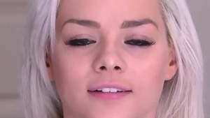 Petite pornstar Elsa Jean lusts hard nailining in HD