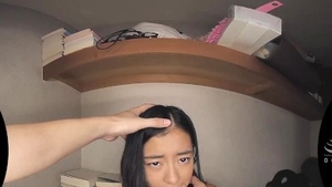 Large boobs slut virtual sucks dick and fucks