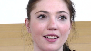 Doggy fucking together with hungarian brunette