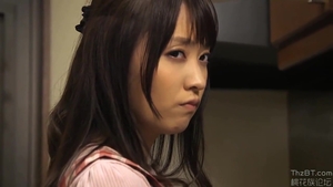 Good fucking accompanied by hairy japanese housewife