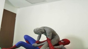 'Superheroes Zentai Balls-Fight (Balbusting Wrestling) With Servilejerome'
