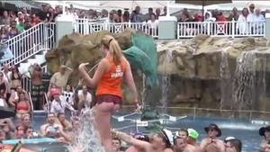 Very hot amateur Ron Jeremy fantasy contest in public