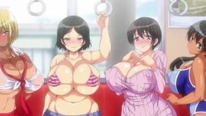 Hentai good fuck in company with girl