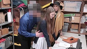 Shop Lyfter: Shoplifter Erica Lauren group sex in office