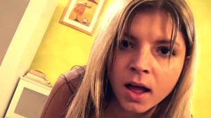 Homemade oral sex-stimulation