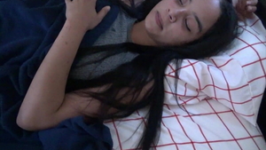 Latina stepsister Maya Bijou shows big ass