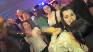 Group sex at the party along with slut