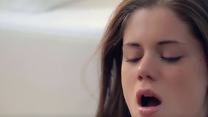 Hard pounding along with petite blonde